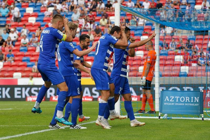 Football. Lotto Ekstraklasa. Gornik Zabrze - Wisla Plock. 29.07.2018