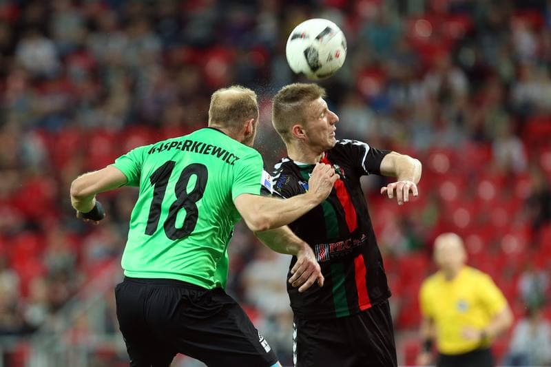 Football. Nice I Liga. GKS Tychy - Gornik Leczna. 20.04.2018