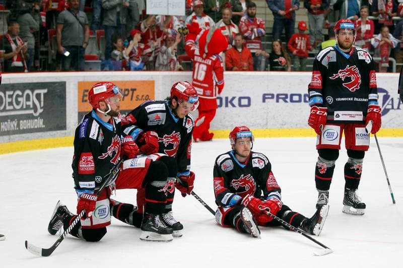 Ice Hockey. Tipsport Extraliga. Ocelari Trinec - Kometa Brno. 22.04.2018