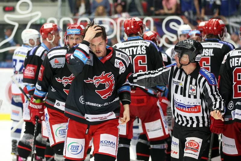 Ice Hockey. Tipsport Extraliga. Ocelari Trinec - Kometa Brno. 15.04.2018