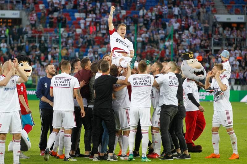 Football. Lotto Ekstraklasa. Gornik Zabrze - Wisla Krakow. 20.05.2018