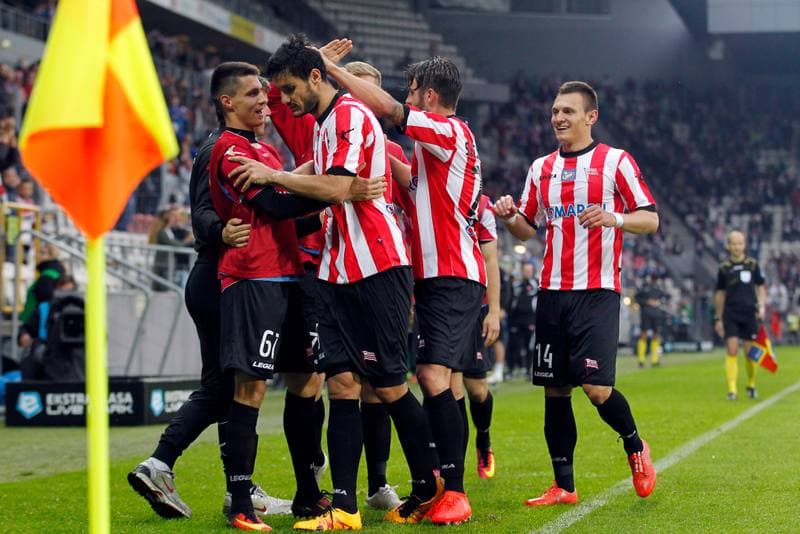 Football. Lotto Ekstraklasa. Cracovia Krakow - Piast Gliwice. 17.07.2016