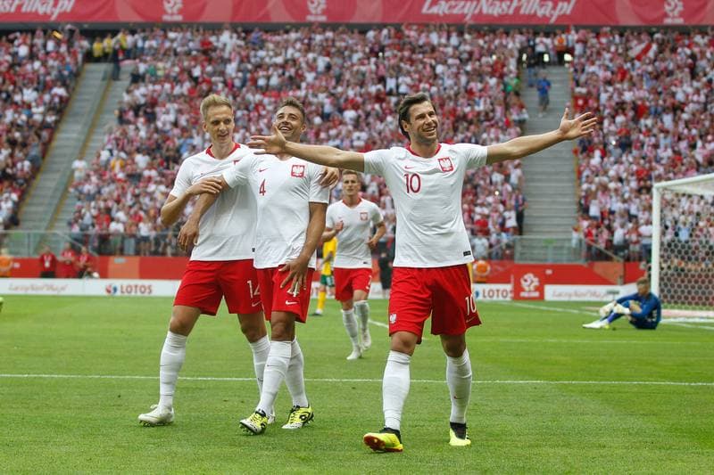 Football. International Friendly. Poland - Lithuania. 12.06.2018