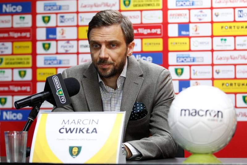 Football. GKS Katowice. Press Conference. 21.06.2018