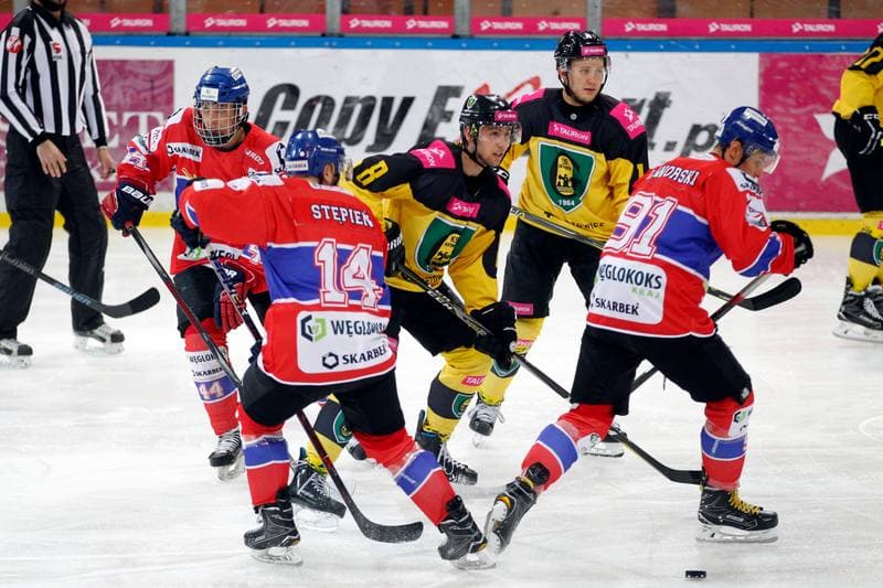 Ice Hockey. Polska Hokej Liga. Tauron KH GKS Katowice - Weglokoks Kraj Polonia Bytom. 05.10.2018