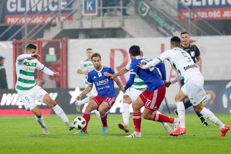 Football. Lotto Ekstraklasa. Piast Gliwice - Lechia Gdansk. 19.10.2018