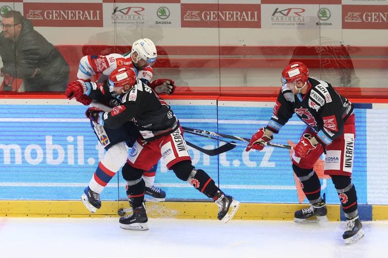 Ice Hockey. TipSport Extraliga. Ocelari Trinec - Dynamo Pardubice. 14.03.2018