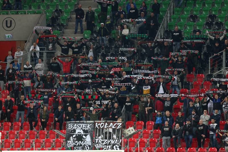 Football. Fortuna I Liga. GKS Tychy - Chojniczanka Chojnice. 02.11.2018