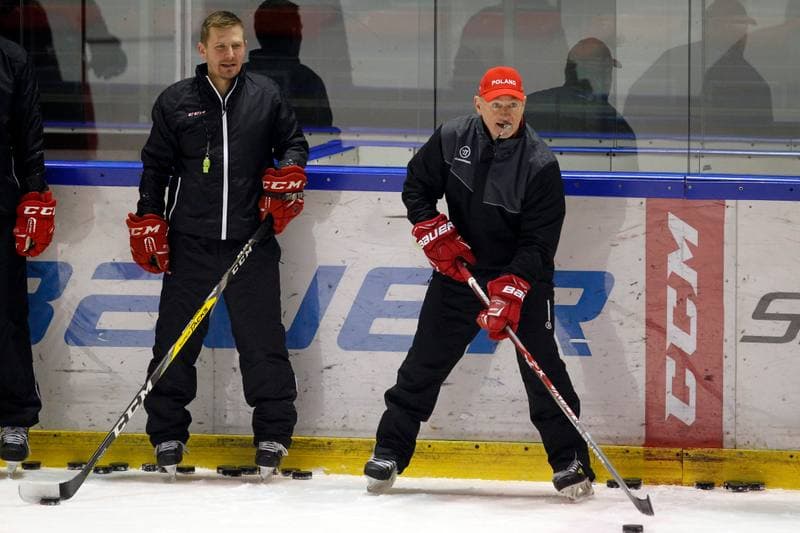 Ice Hockey. Poland national team. Training. 13.02.2018