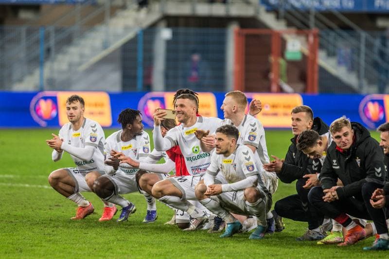 Football. Fortuna Puchar Polski. Piast Gliwice - Gornik Zabrze. 09.02.2022