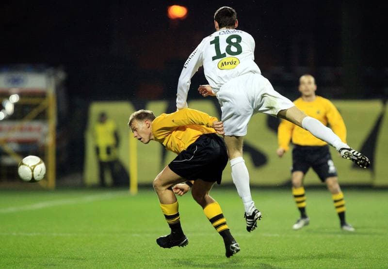 Football. I liga. GKS Katowice - Warta Poznan. 02.04.2010