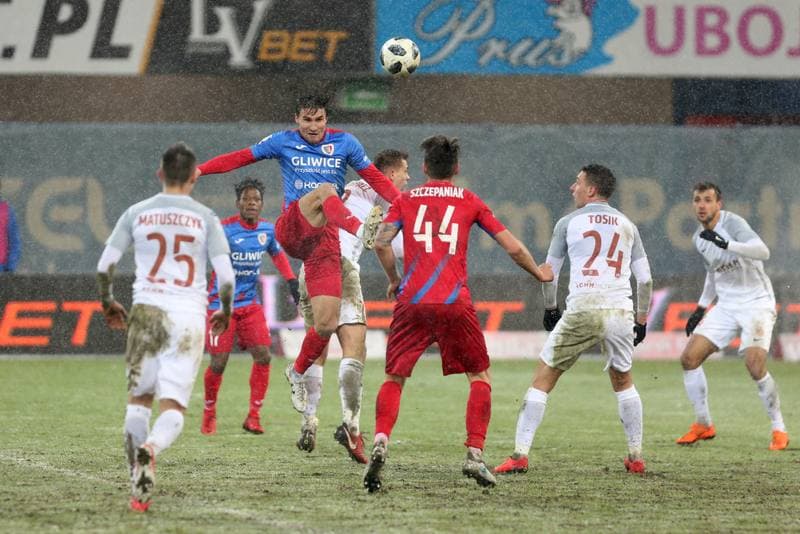 Football. Lotto Ekstraklasa. Piast Gliwice - Zaglebie Lubin. 16.03.2018
