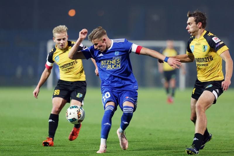 Football. II Liga. Ruch Chorzow - Siarka Tarnobrzeg. 10.11.2018