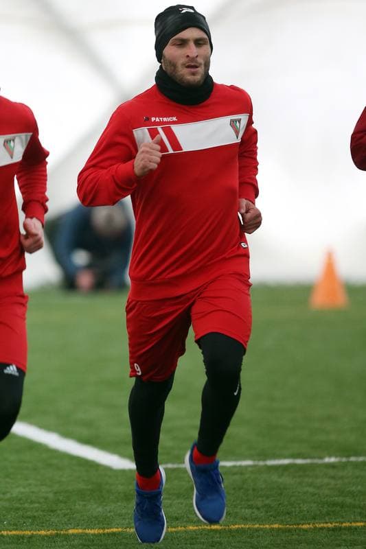 Football. Zaglebie Sosnowiec. Training. 08.01.2019