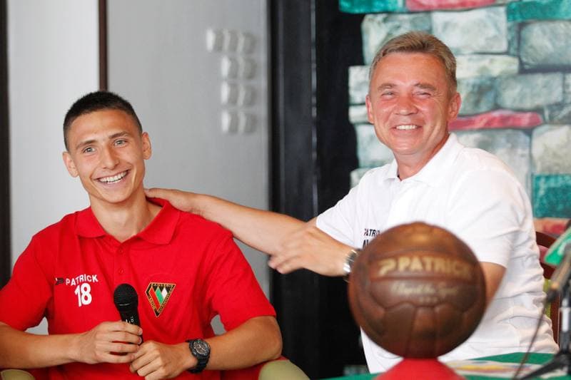 Football. Zaglebie Sosnowiec. Press Conference. 31.07.2014
