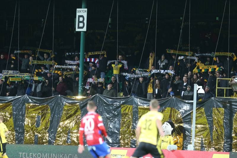 Football. Fortuna I Liga. GKS Katowice - Rakow Czestochowa. 09.03.2019