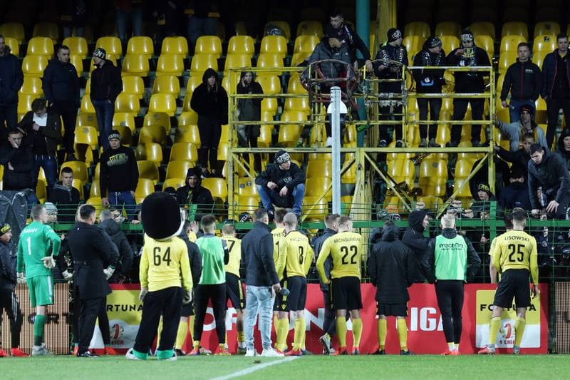 Football. Fortuna I Liga. GKS Katowice - Rakow Czestochowa. 09.03.2019
