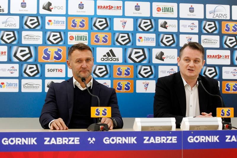 Football. Gornik Zabrze. Press Conference. 13.12.2018