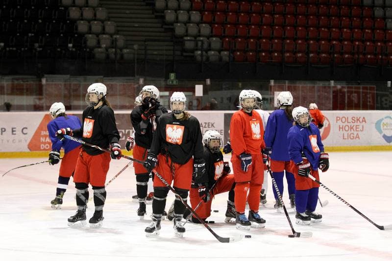 Ice Hockey. Poland national team. Training. 28.12.2018