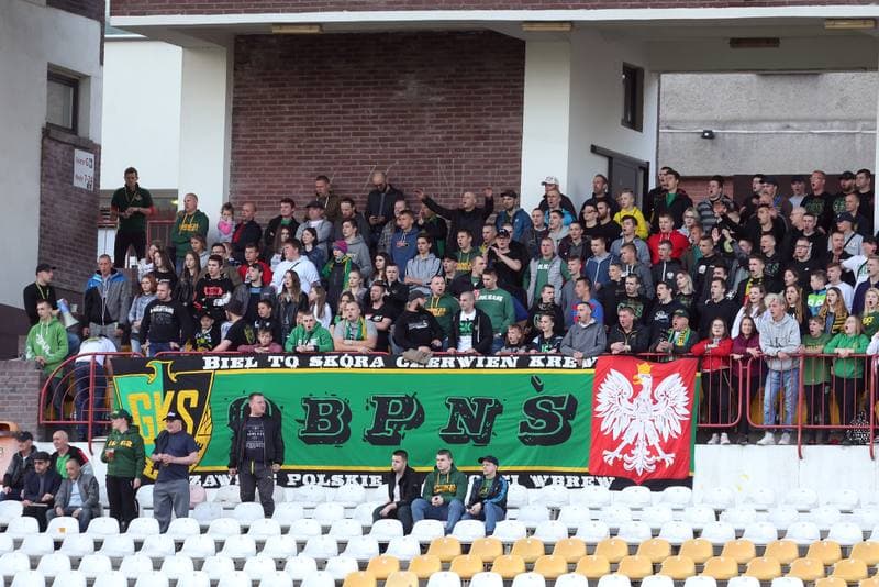 Football. Fortuna I Liga. GKS 1962 Jastrzebie - Bytovia Bytow. 24.04.2019