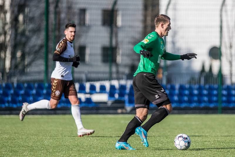 Football. Sparing. GKS Katowice - Garbarnia Krakow. 12.02.2022