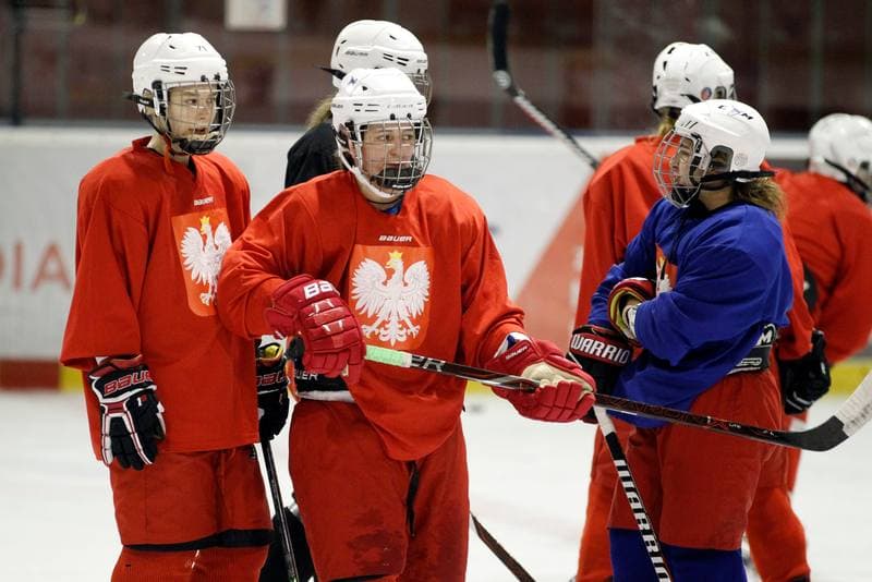 Ice Hockey. Poland national team. Training. 28.12.2018