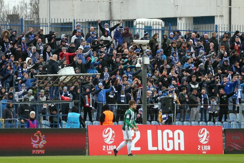 Football. II Liga. Ruch Chorzow - Olimpia Grudziadz. 10.03.2019