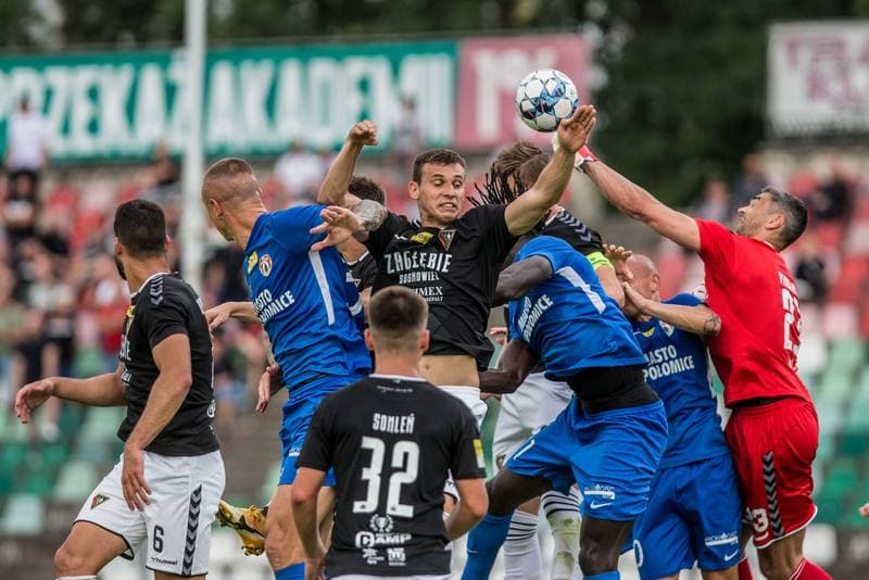 Football. Fortuna I Liga. Zaglebie Sosnowiec - Puszcza Niepolomice. 12.09.2021