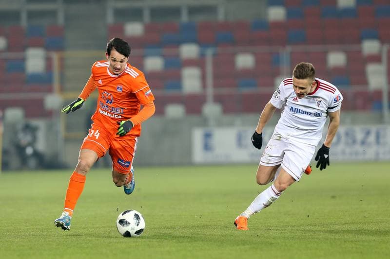 Football. Lotto Ekstraklasa. Gornik Zabrze - Bruk-Bet Termalica Nieciecza. 19.02.2018
