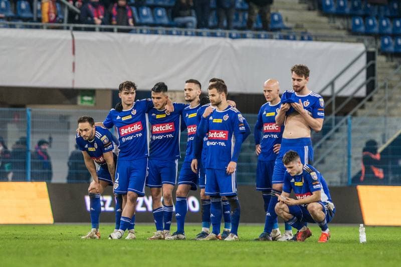 Football. Fortuna Puchar Polski. Piast Gliwice - Gornik Zabrze. 09.02.2022
