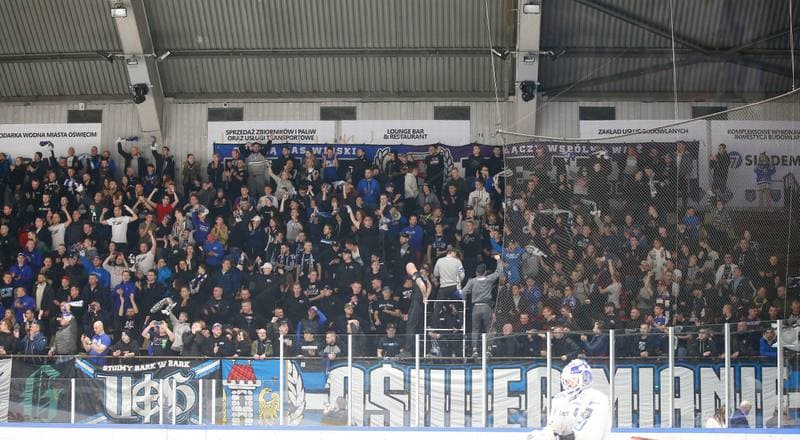 Ice Hockey. Polska Hokej Liga. Re-Plast Unia Oswiecim - GKS Katowice. 08.04.2022