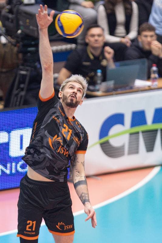 Volleyball. PlusLiga. Aluron CMC Warta Zawiercie - Jastrzebski Wegiel. 24.04.2024