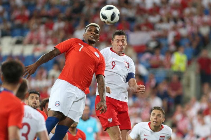 Football. International Friendly. Poland - Chile. 08.06.2018