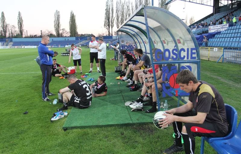 Football. T-Mobile Ekstraklasa. Ruch Chorzow - LKS Lodz. 28.04.2012
