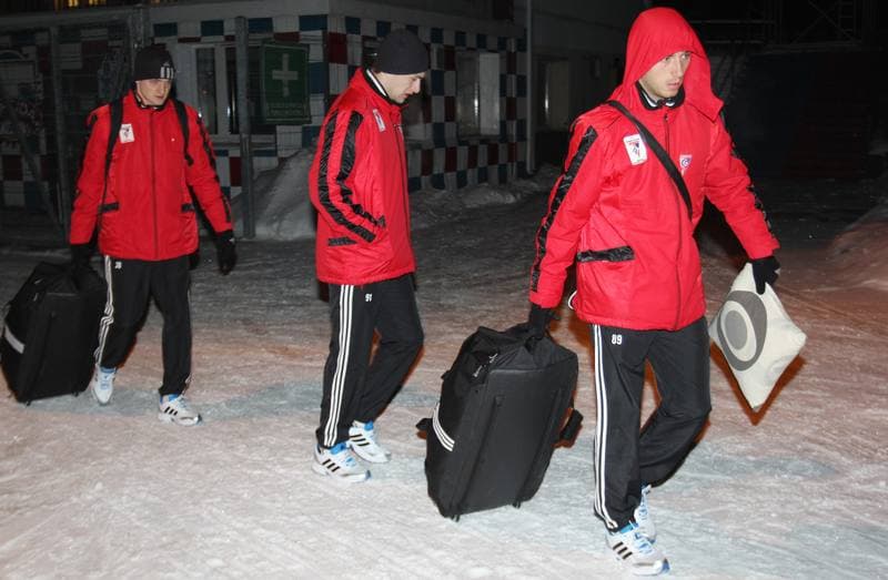 Football. Gornik Zabrze. Departure. 27.01.2013