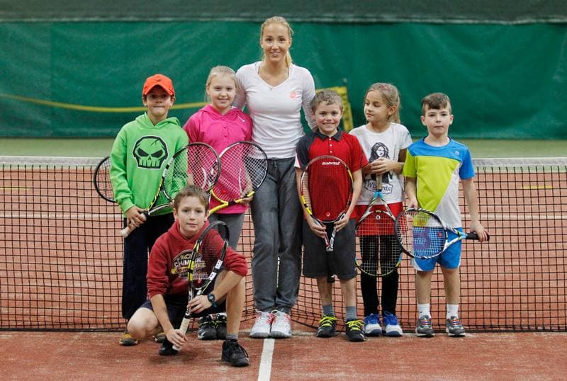 Tennis. Poland national team. Training. 28.11.2014