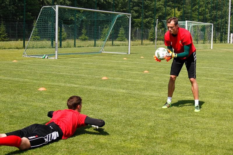 Football. Zaglebie Sosnowiec. Training. 22.06.2016