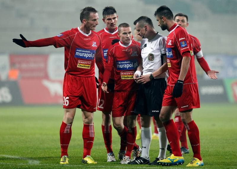 Football. Polish Cup. Gornik Zabrze - Podbeskidzie Bielsko Biala. 28.10.2014