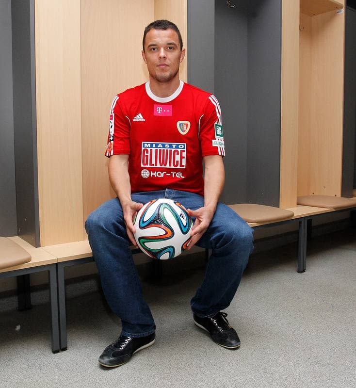 Football. Piast Gliwice. Dawid Janczyk. 04.11.2014