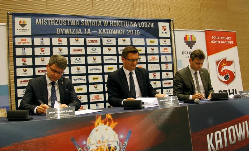 Ice Hockey. Poland. Press Conference. 02.11.2015