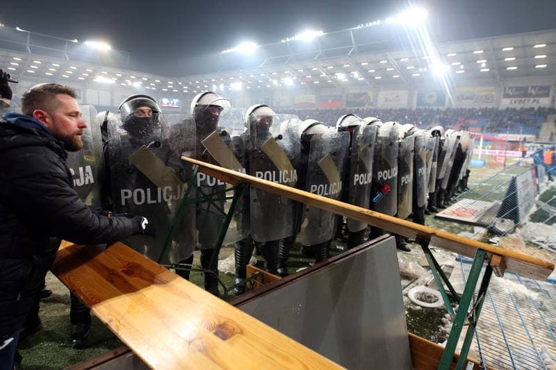 Football. Lotto Ekstraklasa. Piast Gliwice - Gornik Zabrze. 03.03.2018