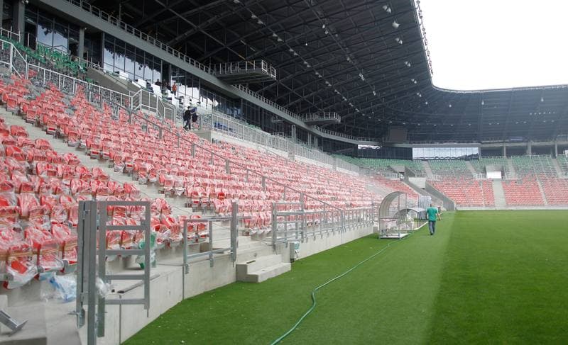 Football. Tychy. Press Conference. 15.07.2015