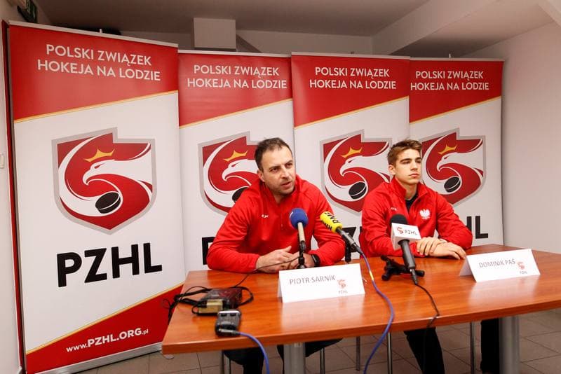 Ice Hockey. Poland U20. Press Conference. 06.12.2018