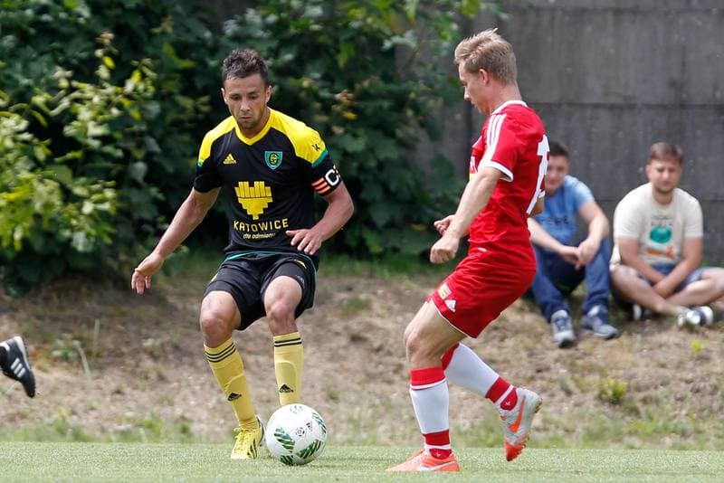 Football. Sparing. GKS Katowice - Sola Oswiecim. 09.07.2016