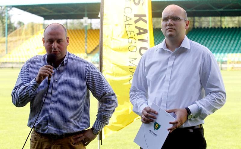 Football. GKS Katowice. Press Conference. 21.07.2015