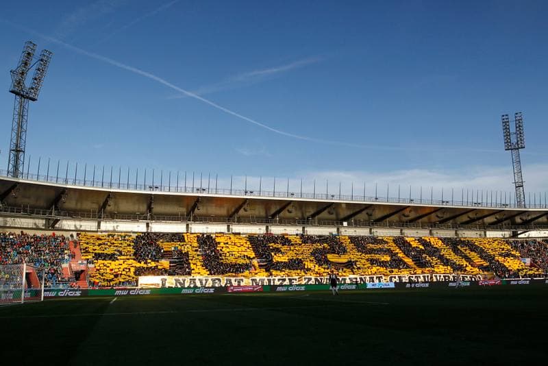 Football. HET Liga. Banik Ostrava - Viktoria Plzen. 04.04.2018