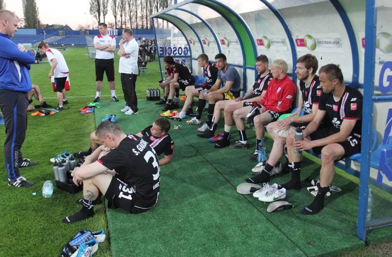 Football. T-Mobile Ekstraklasa. Ruch Chorzow - LKS Lodz. 28.04.2012