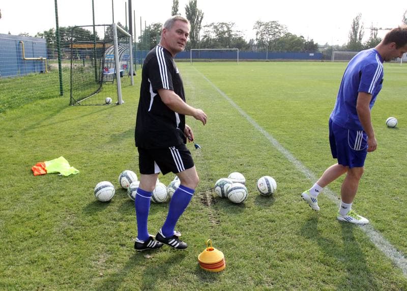 Football. Ruch Chorzow. Training. 05.09.2012