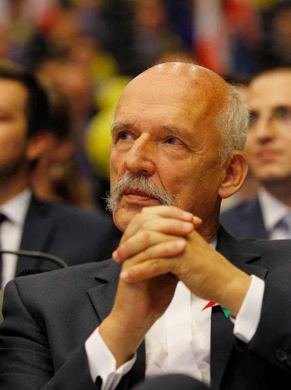 Robert Jaroslaw Iwaszkiewicz. Partia Korwin. Press Conference. 26.09.2015