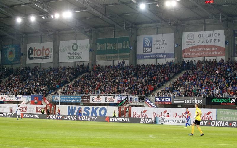 Football. PKO BP Ekstraklasa. Piast Gliwice - Wisla Krakow. 03.10.2015